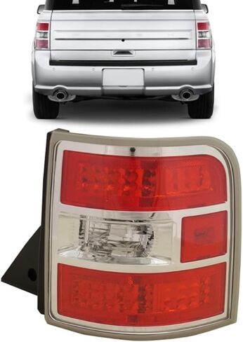 Tail Light For 2012-2019 Ford Flex SE SEL - Fits Passenger Side - CAPA Certified - Tail Light Assembly Includes Lens, Housing, Bulbs - Replacement For CA8Z13404A in Kuwait