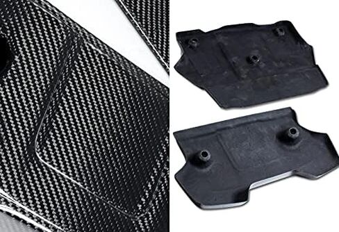 100% Real Carbon Fiber Engine Cover fit for compatible with 2009-2016 Nissan 370Z / Z34, Light Weight Engine Overlay Lid Body Kit Pair (2PCS) in Saudi Arabia