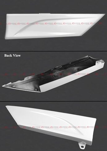 Akasaka Rear Bumper Diffuser + Pearl White Corner Spats + Exhaust Tip Compatible For 2023-2026 Honda Accord in Kuwait