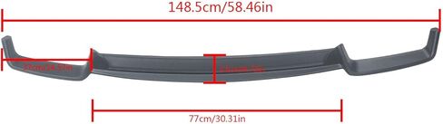 CHIESMA for C7 Corvette Rear Spoiler Fit for Chevy Corvette C7 2014-2019 Rear Trunk Wing ABS Painted High Rise Style Accessories Exterior (Matte Black) in Saudi Arabia