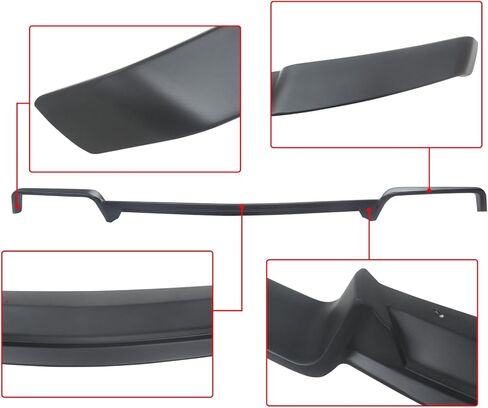 CHIESMA for C7 Corvette Rear Spoiler Fit for Chevy Corvette C7 2014-2019 Rear Trunk Wing ABS Painted High Rise Style Accessories Exterior (Matte Black) in Saudi Arabia