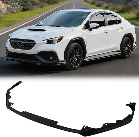 FREEMOTOR802 Front Bumper Lip Splitter Fits 2022-2025 Subaru WRX 5th VB, STI Style Unpainted Black Underbody Lower Chin Spoiler 1PC Polypropylene PP Add-On Body Kit Protector Valance Trim in Kuwait