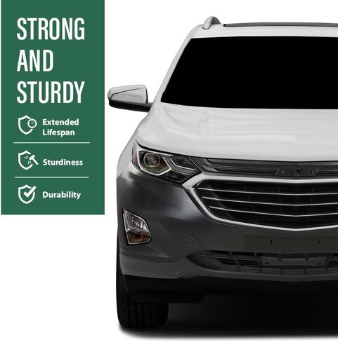 LQI Front Bumper Cover Upper Lower Kit Compatible with Chevy Equinox 2018-2021 Black in Kuwait