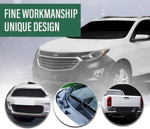 LQI Front Bumper Cover Upper Lower Kit Compatible with Chevy Equinox 2018-2021 Black in Kuwait