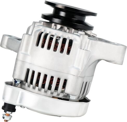 1624164010 Alternator Compatible with Kubota, Case 1838 6010, Compac Equipment Mfg TA48, Corniver CT48s, Replace# ‎1002111670、1002111673、12179N、12179 12V 40A 1-Groove Clutch Pulley in Saudi Arabia