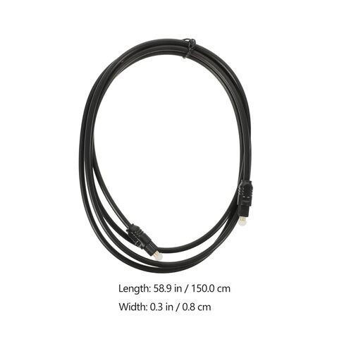 2pcs Audio Optical Cable Optical Cable for Tv Audio Cable for Sound Bar Speaker Bars for Tvs Optical to Soundbar for Tv Fiber Audio Cable Television Game Console Fiber in Saudi Arabia