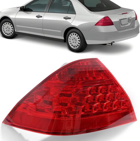Tail Light Assembly Fit for 2006 2007 Honda Accord Sedan TailLight Lamp 33551SDAA32 (Left Driver Side) in Saudi Arabia