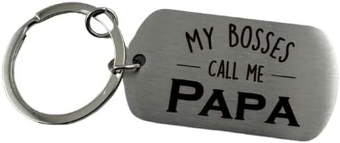 My Boss Calls Me Papa Gift for Fathers Day, My favorite People Call Me Papa Keychain from grandkids Gifts in Saudi Arabia