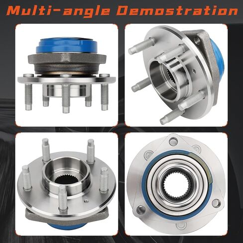 (Pair) DRIVESTAR 513160 FWD Front Left/Right Wheel Hub & Bearing Assembly for Chevy Impala/Monte Carlo/Venture, for Buick Century/Regal/Rendezvous/Lacrosse, for Pontiac Aztek/Montana/Grand Prix in Kuwait
