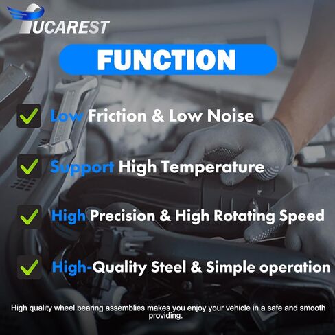 TUCAREST 512335 (Fits AWD Vehicles Only) Rear Wheel Bearing and Hub Assembly Compatible with 2007 08 09 2010 Fo-rd Edge /2007-2010 Li-ncoln MKX [5 Stud Hub] in Kuwait