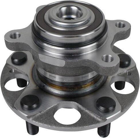 KUSATEC 512256 محمل العجلات الخلفية ومجموعة المحور متوافقة مع 2006-2011 Acura CSX، Honda Civic، 5 براغي العروة مع ABS in Kuwait