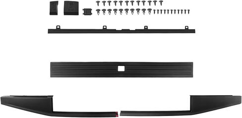 Tailgate Cover Molding Trim for Ford F150 15-20, Combined Tailgate Step Center Flexible Flex Step Protector Cap Top Trim for Ford F150 2015-2020 Accessories, Replace #FO1904135#FL3Z9940602B in Kuwait