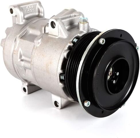 Air Condition AC Compressor with A/C Clutch Compatible with T-oyota Camry 2.4L 2007 2008 2009 (Japan Built 2009), R-AV4 2.4L 2006-2008, H-iace 2.7L 2006-2018, Replaces CO-11178JC in Saudi Arabia