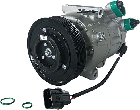 A/C Air Conditioner Compressor with Clutch Replacement for Hyundai Elantra 2014-2020 for Kia Forte 2014-2016 for Kia Forte Koup 2014-2016 for Kia Forte5 2014-2016 for Kia Soul 2014-2019 CO29193C in Saudi Arabia