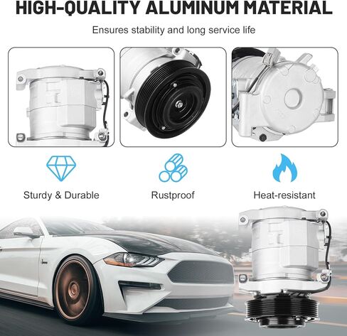 ضاغط التيار المتردد الجديد مع القابض ومجموعة المكونات لهوندا أكورد 2.4L 2003 2004 2005 2006 2007 1521609 38810RAAA01 in Kuwait