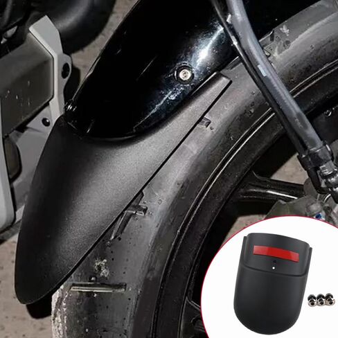 Motorcycle Front Fender Extender, Front Mudguard Extension, Compatible with Honda NC750X 2012-2023, Compatible with Honda NC700X 2012-2023, Black, 1 pc in Kuwait
