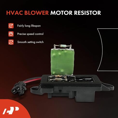 A-Premium HVAC Heater Blower Motor and Resistor Assembly Compatible with Chevrolet, GMC and Cadillac Vehicles - Silverado 1500/1500 HD, Avalanche 2500, Sierra 2500 HD/3500 - Front Side, 2-PC Set in Kuwait