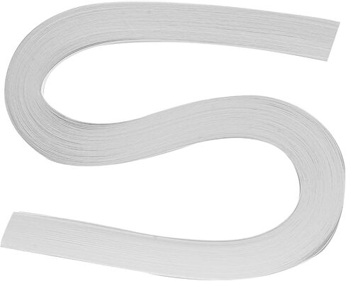 120pcs Quilling Strips Origami Paper for Art DIY Hand Craft, 5mm Width 54cm Length, White in Saudi Arabia