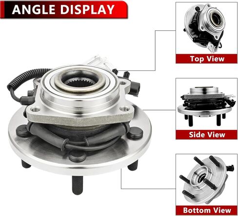 515136 (Pair) Front Wheel Hub Bearing Assembly for Dodge Grand Caravan 2008-2011, for Chrysler Town & Country 2008-2011, for Volkswagen Routan 2009-2012 5Lugs w/ABS in Saudi Arabia