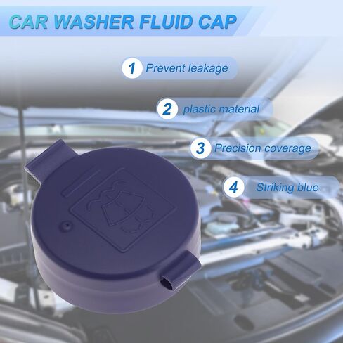 Car Washer Fluid Cap for Fiat 500 2007-2017 Windshield Washer Reservoir Cap No.71740943 Leak-Proof Plastic Replacement Cap Blue 1 Pcs in Kuwait