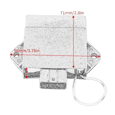 Ignition Controller Relay Compatible with GOES ATV Goes 300s 400 400s EFI Access ATV Xtreme 300 Supermoto 61115-A03-000 in Saudi Arabia