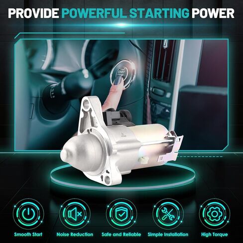 19159 Starter Motor Fit for Honda Civic 2012-2015 1.8L, HR-V HRV 2016-2022 1.8L, for Acura ILX 2013-2015 2.0L Automotive Replacement Starters#31200-R1A-A01, 31200-R1A-A11, 19264 Engine Starter in Kuwait