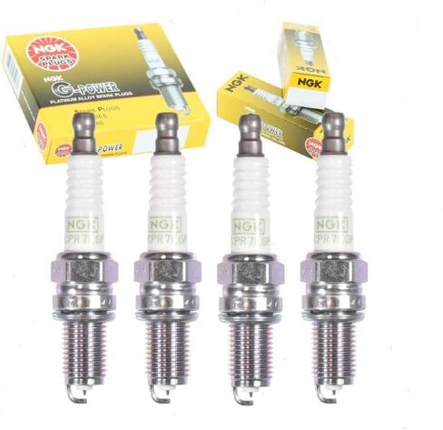 4 pc NGK G-Power Spark Plugs compatible with Fiat 500 1.4L L4 2012-2017 in Saudi Arabia