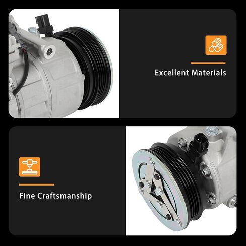 AC Compressor with Clutch for 2018-2022 for Ford for EcoSport 2.0L GN1Z19703D GN1Z19703H in Kuwait