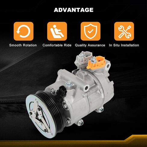 AC Compressor with Clutch for 2018-2022 for Ford for EcoSport 2.0L GN1Z19703D GN1Z19703H in Kuwait