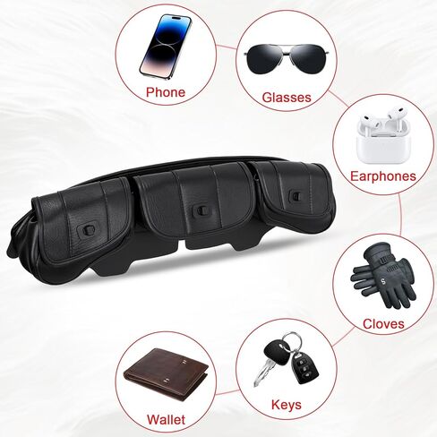 3 Pocket Fairing Pouch Windshield Bag Fits For Harley Touring Electra Street Tri Glide 1996-2013 in Kuwait