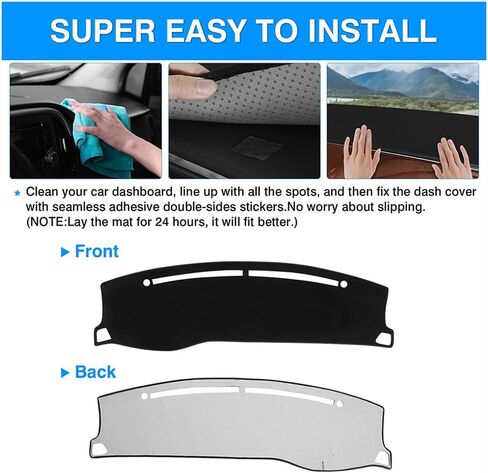 Car Dash Cover Mat Fit for Hyundai Genesis Sedan 4 Door 2008-2012 2013 2014,Dashboard Pad Dash Mat Sunshade Glare UV Rays Protector Dashboard Cover Mat Non-Slip in Saudi Arabia