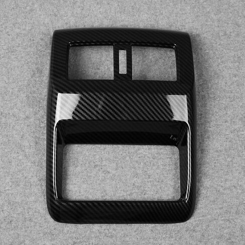 Beautost مناسب لـ Nissan Rogue 2021 2022 2023 2024 2025 2026 غطاء فتحة تهوية المقعد الخلفي الداخلي (ألياف الكربون أسود) in Kuwait