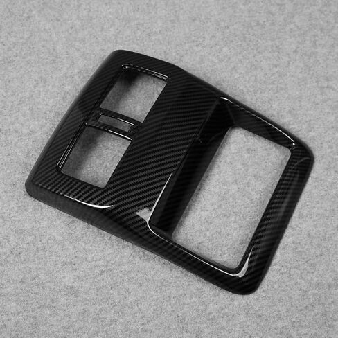 Beautost مناسب لـ Nissan Rogue 2021 2022 2023 2024 2025 2026 غطاء فتحة تهوية المقعد الخلفي الداخلي (ألياف الكربون أسود) in Kuwait