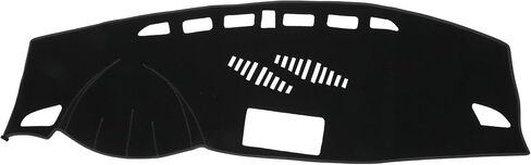 Dash Cover for Audi Q3 2012-2018 / Center Console Dashboard Cover/Non-Slip/Polyester / 1 Pcs Black in Kuwait