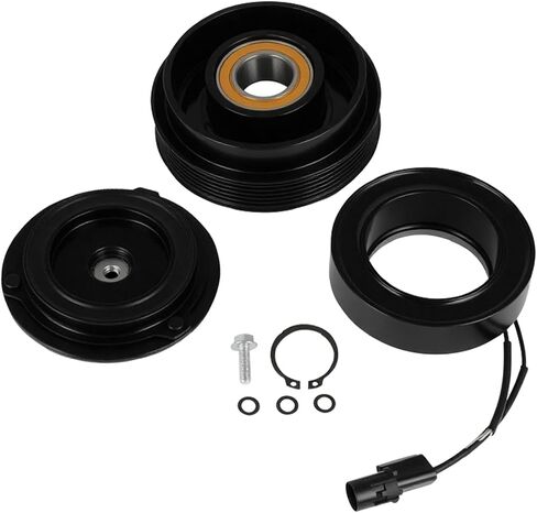 SCITOO AC Compressor Clutch Fit for Hyundai for Santa Fe 3.5L 2003-2006, for Hyundai for XG300 3.0L 2001, for Hyundai for XG350 3.5L 2002-2005, for Kia for Amanti 3.5L 2004-2006 in Kuwait