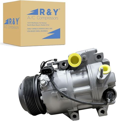 RYC Automotive Air Conditioning Compressor AFG340-01 (Fits Kia Sorento 3.3L 2019-2020; Fits Kia Telluride 3.8L 2020, 2021, 2022, 2023, 2024, 2025) in Kuwait