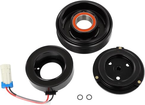 SCITOO AC Compressor Clutch Fit for Chevrolet for Cobalt 2.2L 2007-2010, Air Conditioning Compressor for Chevrolet for HHR 2.2L 2.4L 2007-2011, for Pontiac for G5 2.2L 2007-2010 in Kuwait