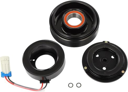 SCITOO AC Compressor Clutch Fit for Chevrolet for Cobalt 2.2L 2007-2010, Air Conditioning Compressor for Chevrolet for HHR 2.2L 2.4L 2007-2011, for Pontiac for G5 2.2L 2007-2010 in Kuwait