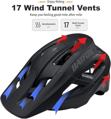 Kids Bike Helmet for Boys Girls Ages 5-8 & 8-14, Adjustable 48-56cm Youth Helmet with Visor, Multi-Sport Lightweight for Cycling Scooter Skating Skateboard in Saudi Arabia