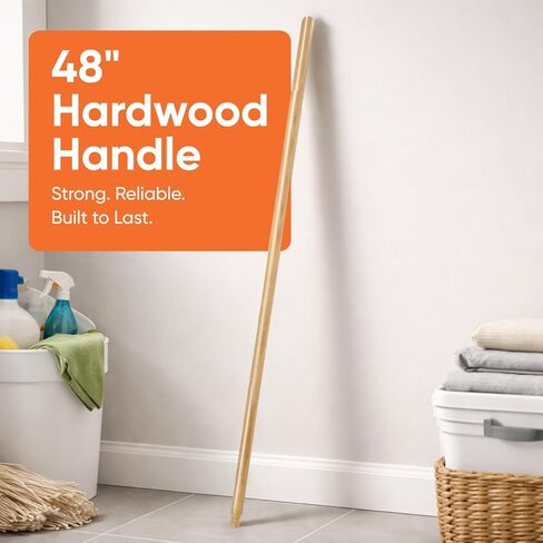 Superio Brand 180 48" Wooden Handle-USA Thread,Brown in Kuwait