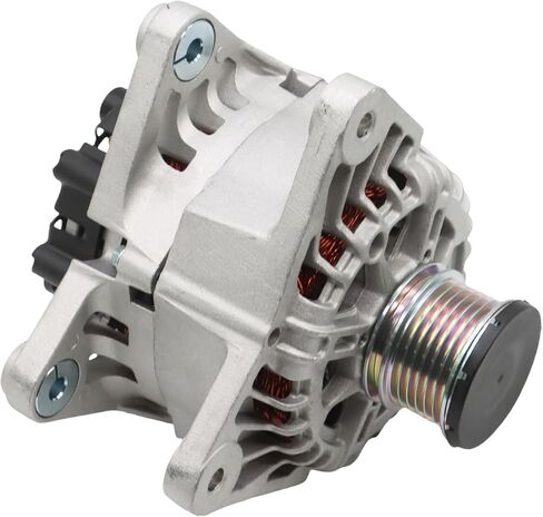 11673 Alternator Compatible with Sentra 1.8L L4 2013-2019 12V 110A 6-Groove Clutch Pulley Clockwise 23100-3SH2B 2611855B FG12T039 in Kuwait