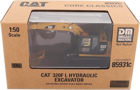 1:50 Scale Cat 320F Hydraulic Excavator | Core Classics Series Cat Trucks & Construction Equipment | 1:50 Scale Model Diecast Collectible Model 85931C in Kuwait
