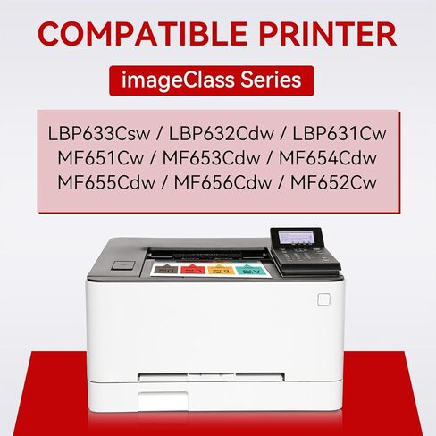 067H 067 Toner Cartridge 4 Pack Set Replacement for Canon 067 067H High Yield, Compatible with Canon Color imageCLASS MF654Cdw MF652Cdw MF653Cdw MF656Cdw LBP633Cdw LBP632Cdw Printers(BK/C/Y/M) in Saudi Arabia