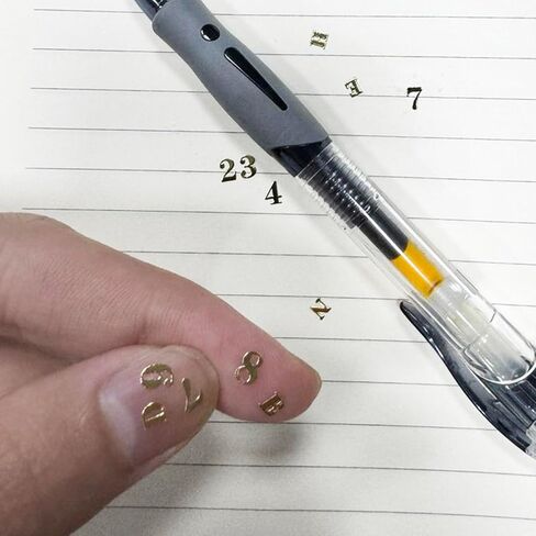 4 Sheets Number Resin Stickers 3D Small 0 to 9 Silver Mini Number Sticker Metallic Glitter Alloy for Resin Nail Scrapbooking 3mm in Kuwait