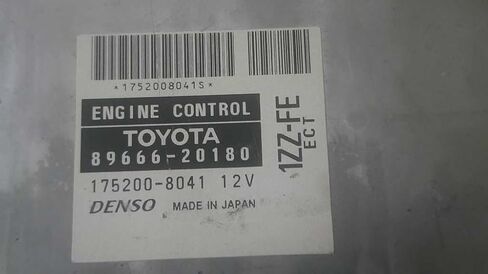 Engine ECM Control Module GT 1ZZFE Engine Fits 02 CELICA 89666-20180 8966620180 in Kuwait