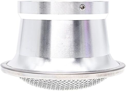 Universal Aluminum Air Filter Cup for PWK PE Carburetors — CNC Throttle Bell-Mouth Intake for Motorcycle, ATV, Dirt Bike (Silver, 50MM) in Saudi Arabia