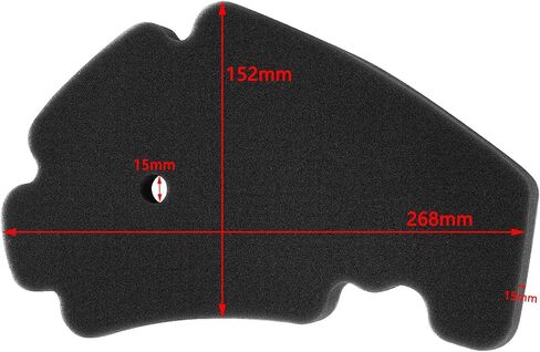 استبدال فلتر الهواء Road Passion لـ PIAGGIO BEVERLY 250 CRUISER 2007-2008/ PIAGGIO BEVERLY 250 SPORT 2006-2009/ PIAGGIO BEVERLY 250 TOURER 2008-2009/ PIAGGIO CANARBY 250 2008-2009 in Kuwait
