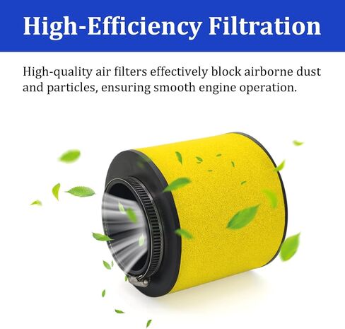 17254-HN5-670 Air Filter 15412-HM5-A10 Oil Filter Compatible with Honda Rancher 350 2000-2006/Rancher 400 2004-2007 in Saudi Arabia