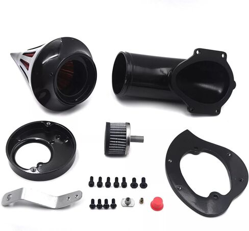High-Performance Spike Air Intake Filter Kit for Honda VTX1300 (VTX 1300) 1986-2012 | Direct Replacement Air Cleaner with Steel Mesh | Black Motorcycle Air Filter Upgrade in Saudi Arabia