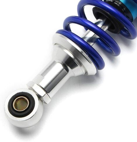 YONGHONG 13 3/8" 340mm Air Shocks Absorber Compatible with Honda Yamaha Motorcycle ATV 1PC(Blue/Silvery) in Saudi Arabia